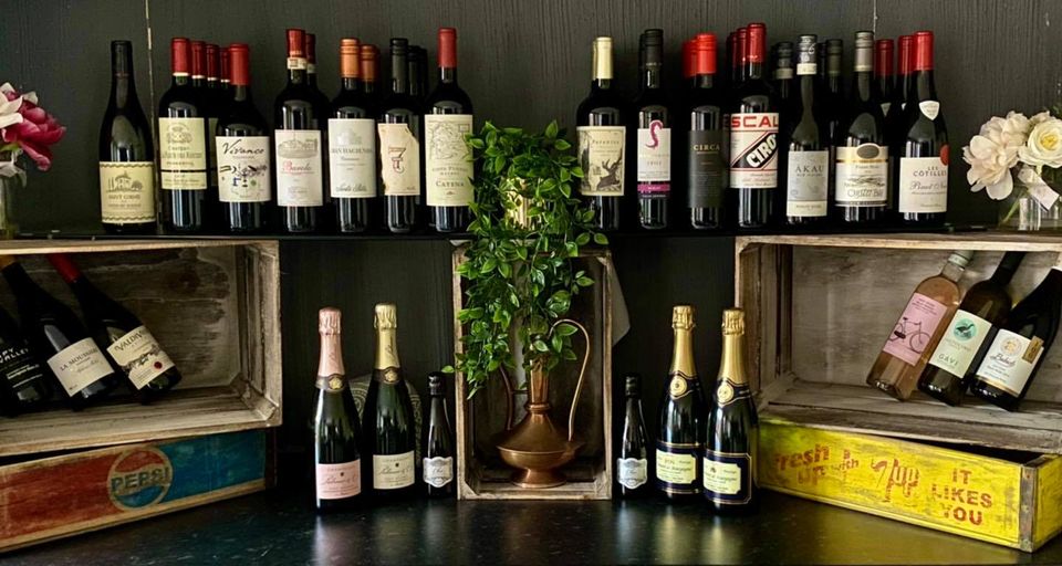 Wine selection display