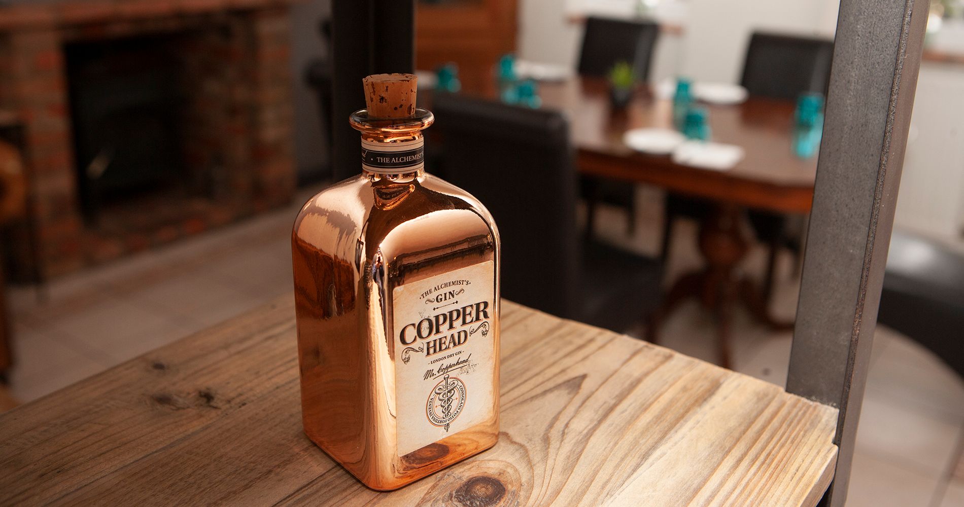 Image Copper Head gin bottle.
